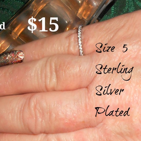 White Gold Eternity Band - Picture 10 of 11